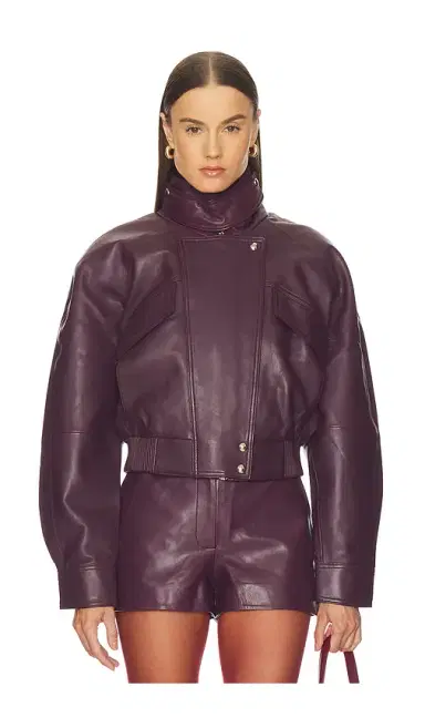 Retrofête Lykke Leather Jacket | Thumbnail 1 Retrofête Lykke Leather Jacket | Thumbnail 1
