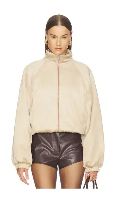 Lovers and Friends Cody Faux Suede Bomber | Thumbnail 2 Lovers and Friends Cody Faux Suede Bomber | Thumbnail 2