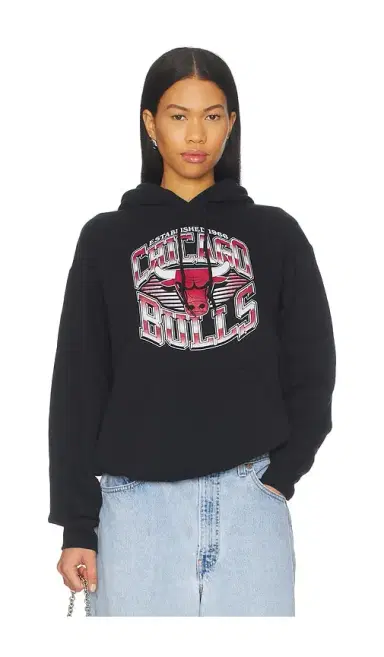 Junk Food Bulls Chrome Lines Hoodie | Thumbnail 1 Junk Food Bulls Chrome Lines Hoodie | Thumbnail 1