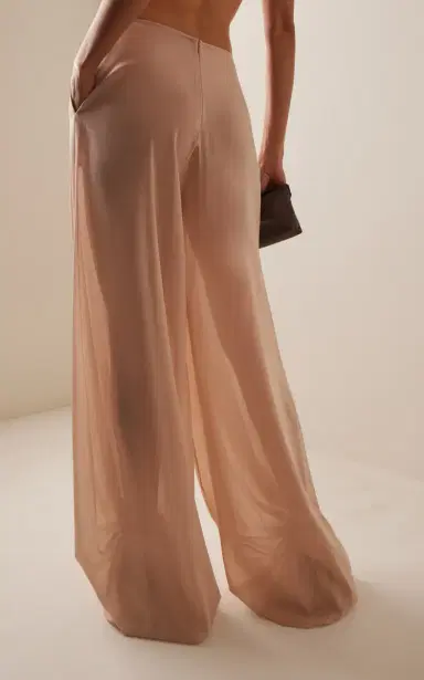 Harithand Ceres Ruffled Silk Wide-Leg Pants | Thumbnail 5 Harithand Ceres Ruffled Silk Wide-Leg Pants | Thumbnail 5
