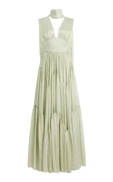 Harithand Ferrara Ruffled Silk Maxi Dress | Thumbnail 14 Harithand Ferrara Ruffled Silk Maxi Dress | Thumbnail 14