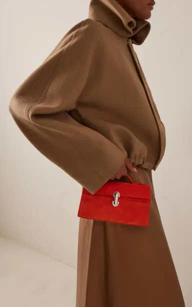 Savette The Symmetry Suede Pochette | Thumbnail 2 Savette The Symmetry Suede Pochette | Thumbnail 2
