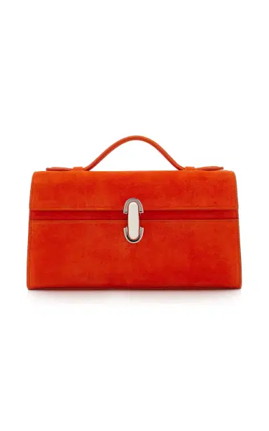 Savette The Symmetry Suede Pochette | Thumbnail 1 Savette The Symmetry Suede Pochette | Thumbnail 1