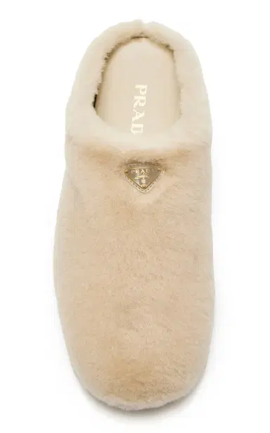 Prada Shearling Mules | Thumbnail 3 Prada Shearling Mules | Thumbnail 3