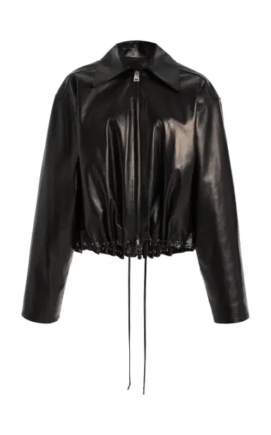 Brandon Maxwell The Leland Leather Jacket | Thumbnail 8 Brandon Maxwell The Leland Leather Jacket | Thumbnail 8