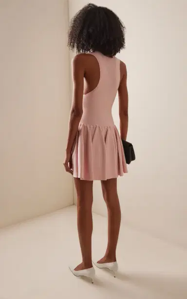 Brandon Maxwell The Cleo Knit Mini Dress | Thumbnail 4 Brandon Maxwell The Cleo Knit Mini Dress | Thumbnail 4