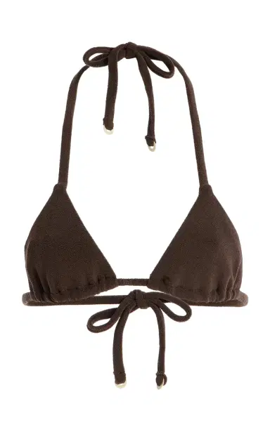 Zulu & Zephyr Towelling Triangle Bikini Top | Thumbnail 1 Zulu & Zephyr Towelling Triangle Bikini Top | Thumbnail 1
