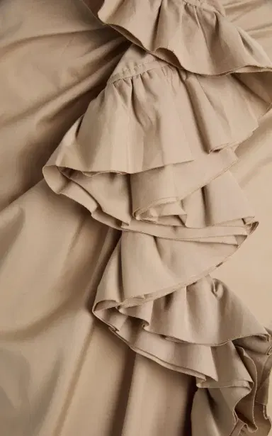 Dries Van Noten Sina Frilled Cotton-Poplin Midi Skirt | Thumbnail 5 Dries Van Noten Sina Frilled Cotton-Poplin Midi Skirt | Thumbnail 5