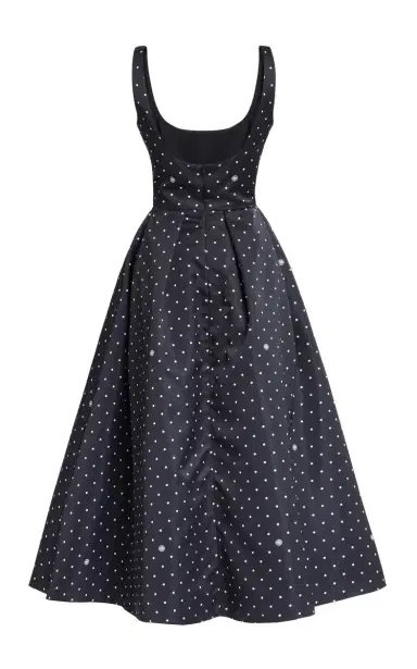 Elie Saab Printed Duchesse Midi Dress | Thumbnail 5 Elie Saab Printed Duchesse Midi Dress | Thumbnail 5