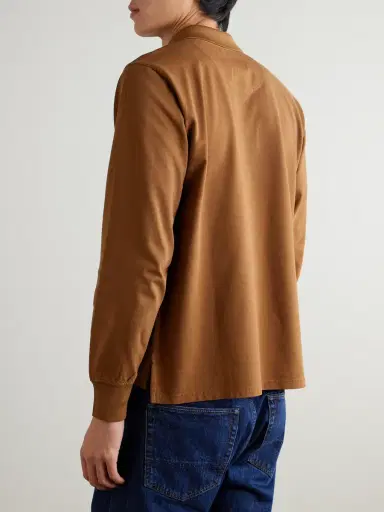 Drake's HIM Cotton-Piqué Polo Shirt - Men | Thumbnail 4 Drake's HIM Cotton-Piqué Polo Shirt - Men | Thumbnail 4