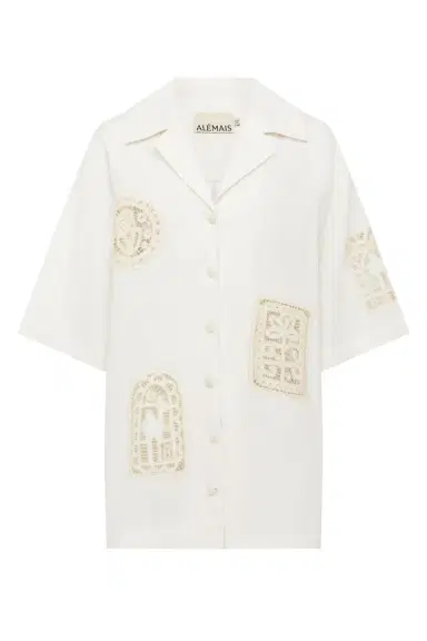 ALÉMAIS Rosemary Embroidered Shirt | Thumbnail 1 ALÉMAIS Rosemary Embroidered Shirt | Thumbnail 1