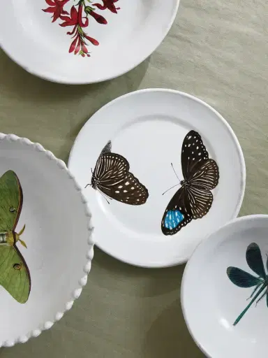 Astier De Villatte + John Derian Printed Ceramic Plate | Thumbnail 2 Astier De Villatte + John Derian Printed Ceramic Plate | Thumbnail 2