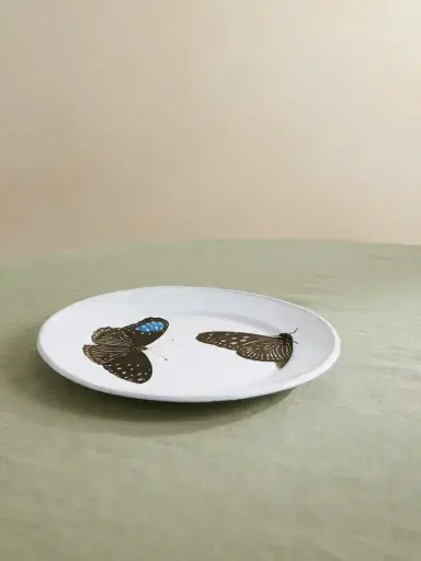Astier De Villatte + John Derian Printed Ceramic Plate | Thumbnail 1 Astier De Villatte + John Derian Printed Ceramic Plate | Thumbnail 1