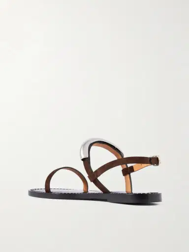 AMANU The Ghana Embellished Leather Slingback Sandals | Thumbnail 3 AMANU The Ghana Embellished Leather Slingback Sandals | Thumbnail 3