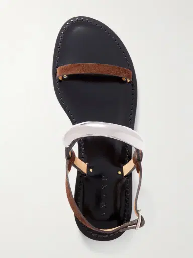 AMANU The Ghana Embellished Leather Slingback Sandals | Thumbnail 5 AMANU The Ghana Embellished Leather Slingback Sandals | Thumbnail 5
