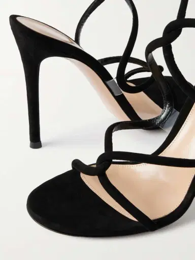 Gianvito Rossi Jungle Mamba 105 Suede Sandals | Thumbnail 4 Gianvito Rossi Jungle Mamba 105 Suede Sandals | Thumbnail 4