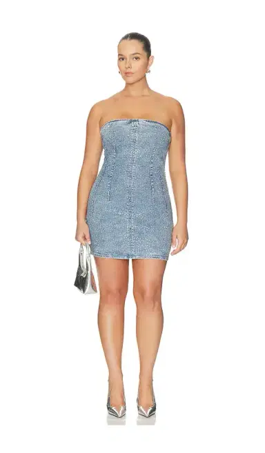 Good American Crystal Strapless Mini Dress | Thumbnail 2 Good American Crystal Strapless Mini Dress | Thumbnail 2