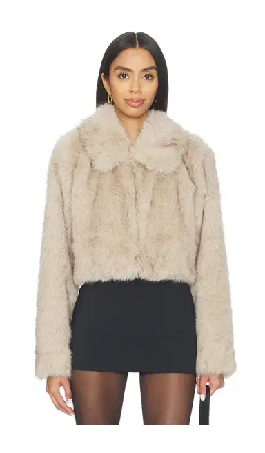 Lovers and Friends Silas Faux Fur Coat | Thumbnail 1 Lovers and Friends Silas Faux Fur Coat | Thumbnail 1
