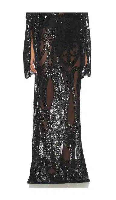 Norma Kamali Obie Long Skirt | Thumbnail 2 Norma Kamali Obie Long Skirt | Thumbnail 2