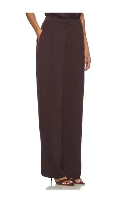 Vince Mid Rise Wide Leg Pleated Trouser | Thumbnail 2 Vince Mid Rise Wide Leg Pleated Trouser | Thumbnail 2