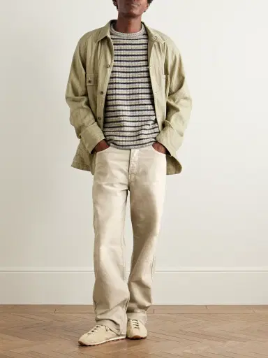 Visvim Fluxus 01 Straight-Leg Cotton-Twill Trousers - Men | Thumbnail 2 Visvim Fluxus 01 Straight-Leg Cotton-Twill Trousers - Men | Thumbnail 2
