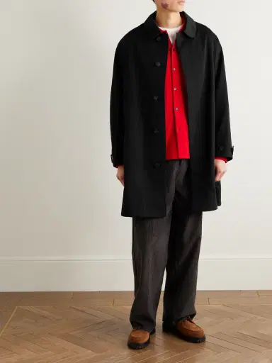 Visvim Balmat Wool and Linen-Blend Twill Coat - Men | Thumbnail 2 Visvim Balmat Wool and Linen-Blend Twill Coat - Men | Thumbnail 2
