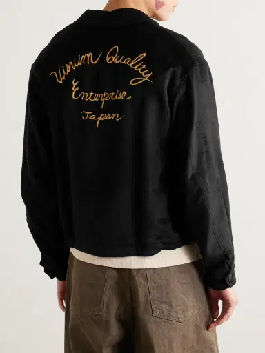 Visvim Norad Embroidered Brushed-Silk Blouson Jacket - Men | Thumbnail 3 Visvim Norad Embroidered Brushed-Silk Blouson Jacket - Men | Thumbnail 3