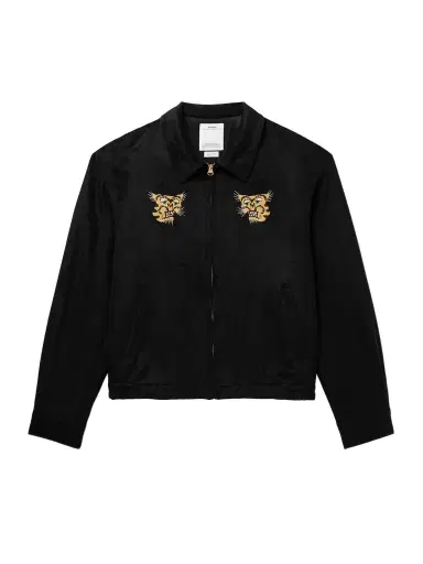 Visvim Norad Embroidered Brushed-Silk Blouson Jacket - Men | Thumbnail 1 Visvim Norad Embroidered Brushed-Silk Blouson Jacket - Men | Thumbnail 1
