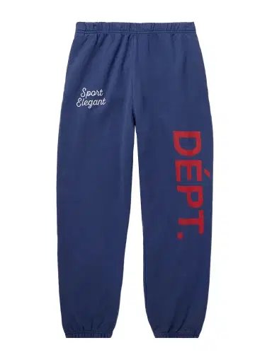 Gallery Dept. Team Dept Tapered Embroidered Printed Cotton-Jersey Sweatpants - Men | Thumbnail 1 Gallery Dept. Team Dept Tapered Embroidered Printed Cotton-Jersey Sweatpants - Men | Thumbnail 1