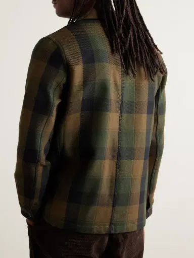 Portuguese Flannel Labura Checked Organic Cotton-Twill Overshirt - Men | Thumbnail 3 Portuguese Flannel Labura Checked Organic Cotton-Twill Overshirt - Men | Thumbnail 3