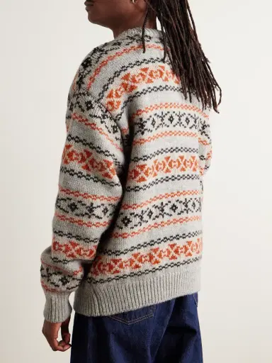 KAPITAL Fair Isle Wool Sweater - Men | Thumbnail 4 KAPITAL Fair Isle Wool Sweater - Men | Thumbnail 4
