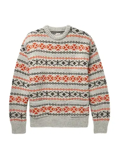 KAPITAL Fair Isle Wool Sweater - Men | Thumbnail 1 KAPITAL Fair Isle Wool Sweater - Men | Thumbnail 1