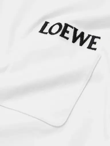 Loewe Logo-Embroidered Cotton-Blend Jersey T-Shirt - Men | Thumbnail 5 Loewe Logo-Embroidered Cotton-Blend Jersey T-Shirt - Men | Thumbnail 5