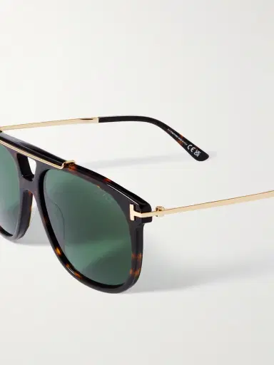 Tom Ford Sam Aviator-Style Tortoiseshell Acetate Sunglasses - Men | Thumbnail 3 Tom Ford Sam Aviator-Style Tortoiseshell Acetate Sunglasses - Men | Thumbnail 3