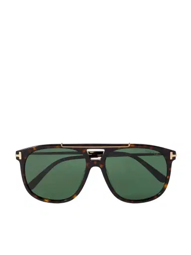 Tom Ford Sam Aviator-Style Tortoiseshell Acetate Sunglasses - Men | Thumbnail 1 Tom Ford Sam Aviator-Style Tortoiseshell Acetate Sunglasses - Men | Thumbnail 1