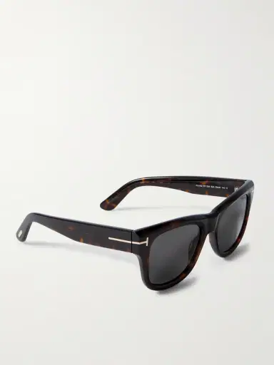 Tom Ford Finn D-Frame Tortoiseshell Acetate Sunglasses - Men | Thumbnail 4 Tom Ford Finn D-Frame Tortoiseshell Acetate Sunglasses - Men | Thumbnail 4