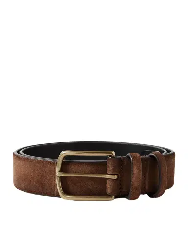 Officine Creative 3.5cm Suede Belt - Men | Thumbnail 1 Officine Creative 3.5cm Suede Belt - Men | Thumbnail 1