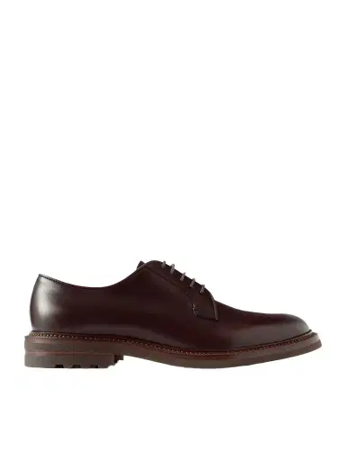 Brunello Cucinelli Leather Derby Shoes - Men | Thumbnail 1 Brunello Cucinelli Leather Derby Shoes - Men | Thumbnail 1