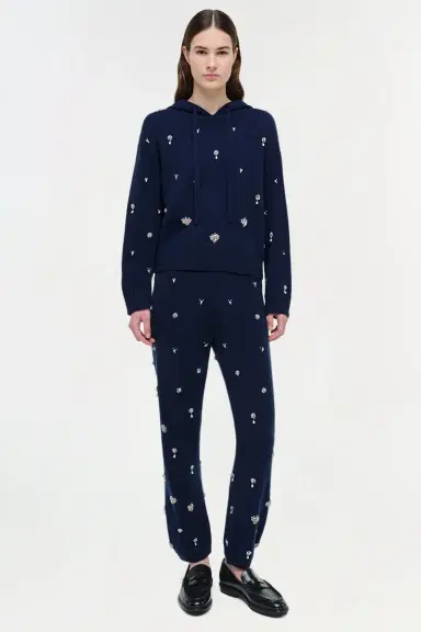Simkhai Kandace Embellished Cashmere Jogger | Thumbnail 2 Simkhai Kandace Embellished Cashmere Jogger | Thumbnail 2