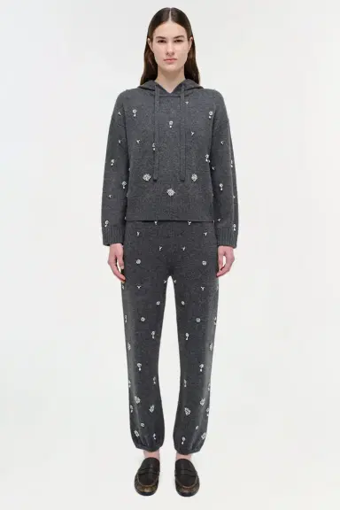 Simkhai Karmen Embellished Cashmere Hoodie | Thumbnail 5 Simkhai Karmen Embellished Cashmere Hoodie | Thumbnail 5