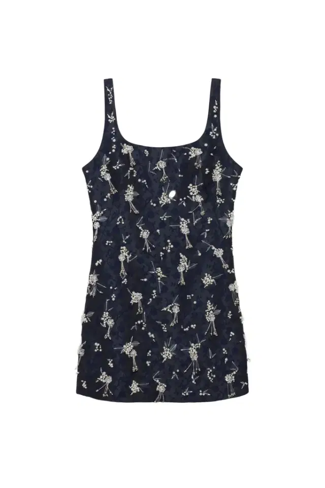 Viva Embellished Jaquard Mini Dress Viva Embellished Jaquard Mini Dress