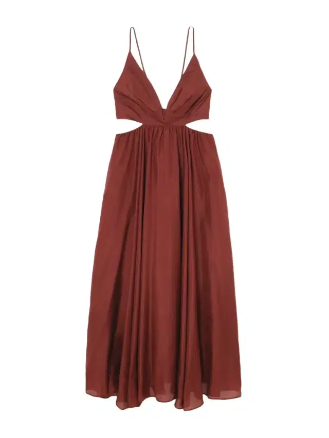 Wanderlust Cutout Silk-poplin Maxi Dress Wanderlust Cutout Silk-poplin Maxi Dress