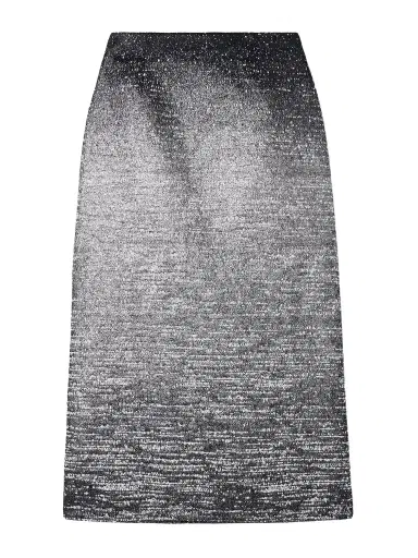 Oscar de la Renta Metallic Bouclé-tweed Midi Skirt | Thumbnail 1 Oscar de la Renta Metallic Bouclé-tweed Midi Skirt | Thumbnail 1