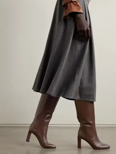 Aquazzura Sellier 85 Leather Knee Boots | Thumbnail 2 Aquazzura Sellier 85 Leather Knee Boots | Thumbnail 2
