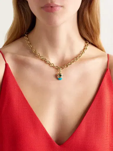 David Yurman Renaissance® 18-karat Gold Multi-stone Pendant | Thumbnail 2 David Yurman Renaissance® 18-karat Gold Multi-stone Pendant | Thumbnail 2