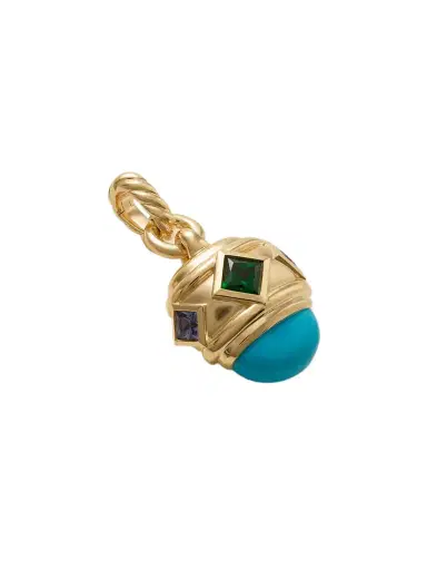 David Yurman Renaissance® 18-karat Gold Multi-stone Pendant | Thumbnail 1 David Yurman Renaissance® 18-karat Gold Multi-stone Pendant | Thumbnail 1