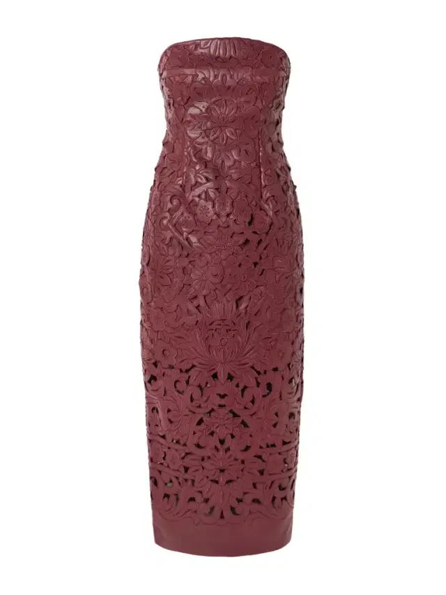 Raylene Strapless Cutout Midi Dress Raylene Strapless Cutout Midi Dress