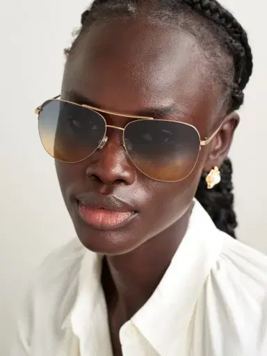 BARTON PERREIRA Chevalier Aviator-style Gold-tone Sunglasses | Thumbnail 2 BARTON PERREIRA Chevalier Aviator-style Gold-tone Sunglasses | Thumbnail 2