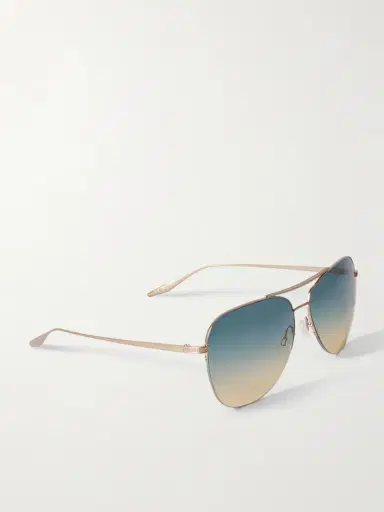 BARTON PERREIRA Chevalier Aviator-style Gold-tone Sunglasses | Thumbnail 3 BARTON PERREIRA Chevalier Aviator-style Gold-tone Sunglasses | Thumbnail 3