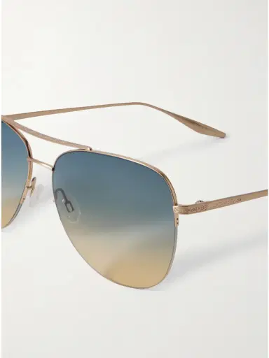 BARTON PERREIRA Chevalier Aviator-style Gold-tone Sunglasses | Thumbnail 4 BARTON PERREIRA Chevalier Aviator-style Gold-tone Sunglasses | Thumbnail 4